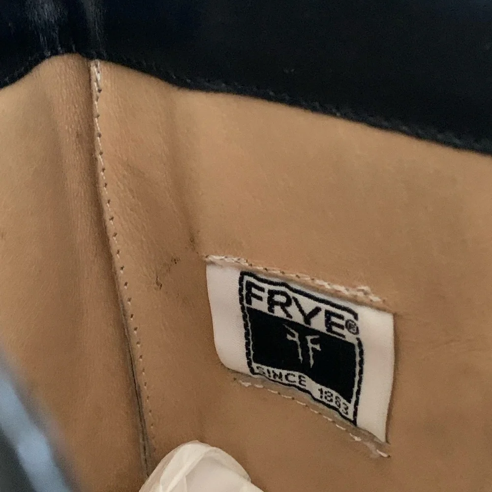 Frye Melissa Button 2 Riding Leather Knee-High Riding Boots Size 8